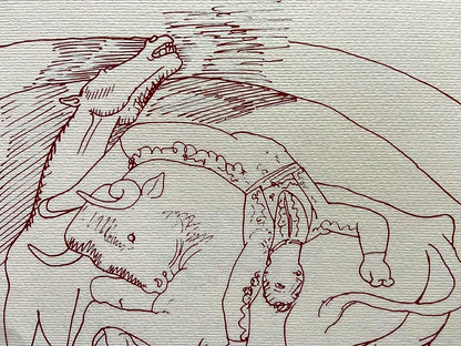 Pablo Picasso Lithograph Coa Signed Numbered In Pencil 180 Ex