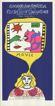 Niki De Saint Phalle Eleventh New York Film Festival Signed 