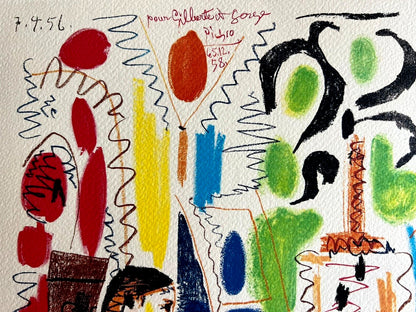 Pablo Picasso Lithograph Coa Signed Numbered And Limited