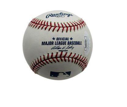 Sam Brison Autographed/Inscr Oml Baseball Negro League Black Barons Jsa 180561