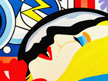 Hand Tom Wesselmann Lithograph Handmade COA Signed op Numbered To