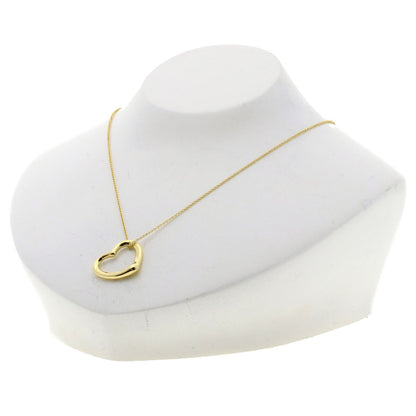 Tiffany&Co. Necklace Open Heart K18 Yellow Gold