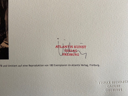 Willem De Kooning Lithograph Coa Signature And Stamp (Mark Rothko)