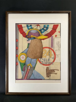 Richard Lindner 24 Hour Self Service Limited Lithograph 139/175 Signed Pop Art