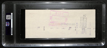 Al Davis Hof Signed/Autographed 8.5X3.5 Bank Check Raiders Psa/Dna 193225