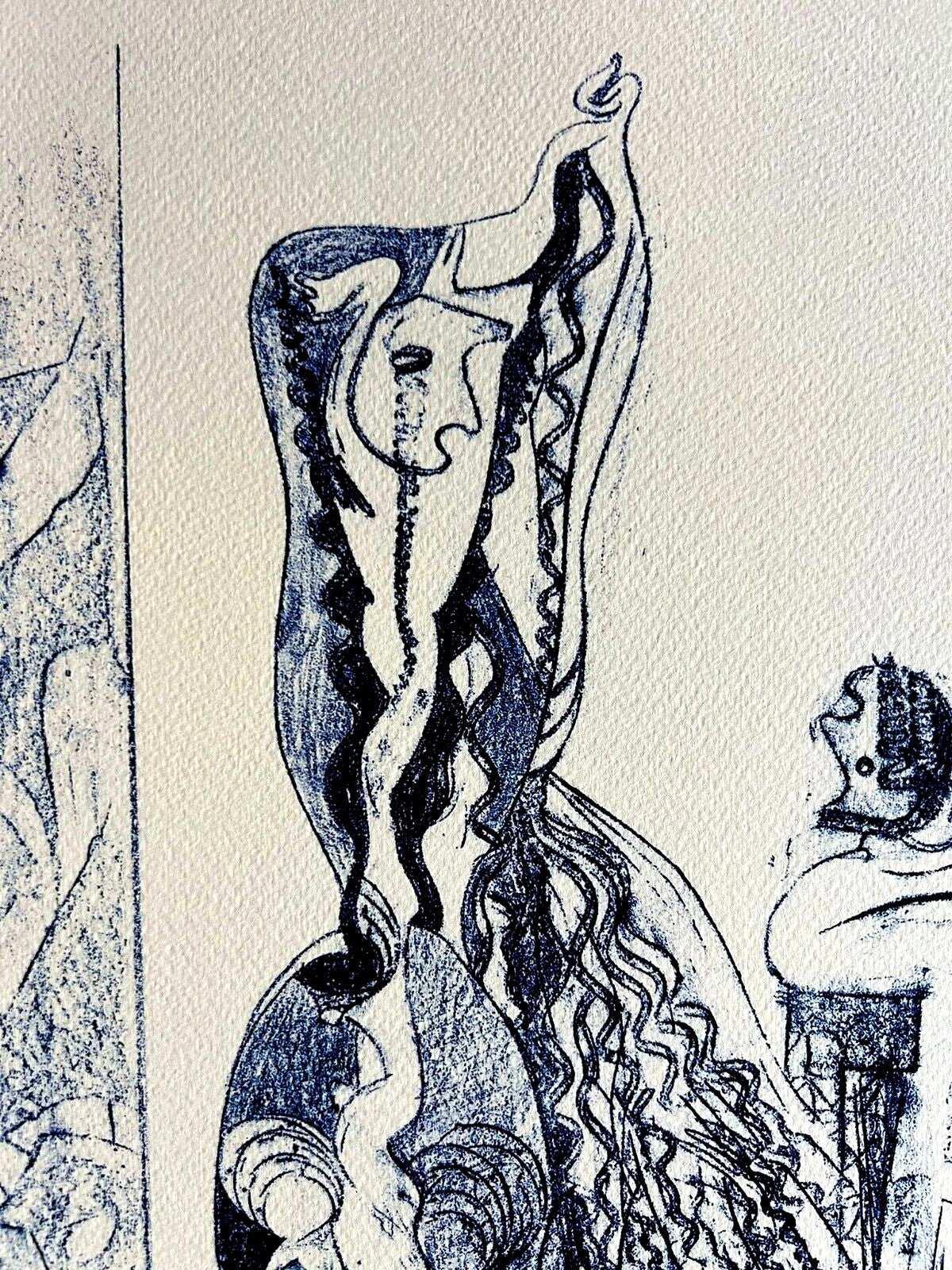 Max Ernst Lithograph Coa Signed Op Numbered By Hand