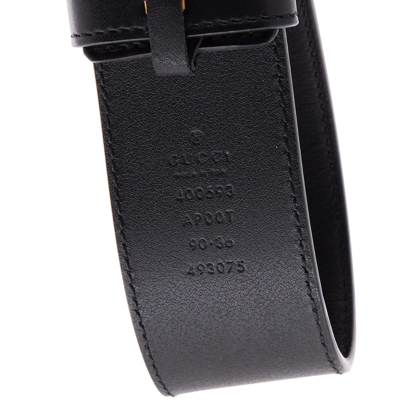 Gucci Gg Marmont Belt Leather Wide