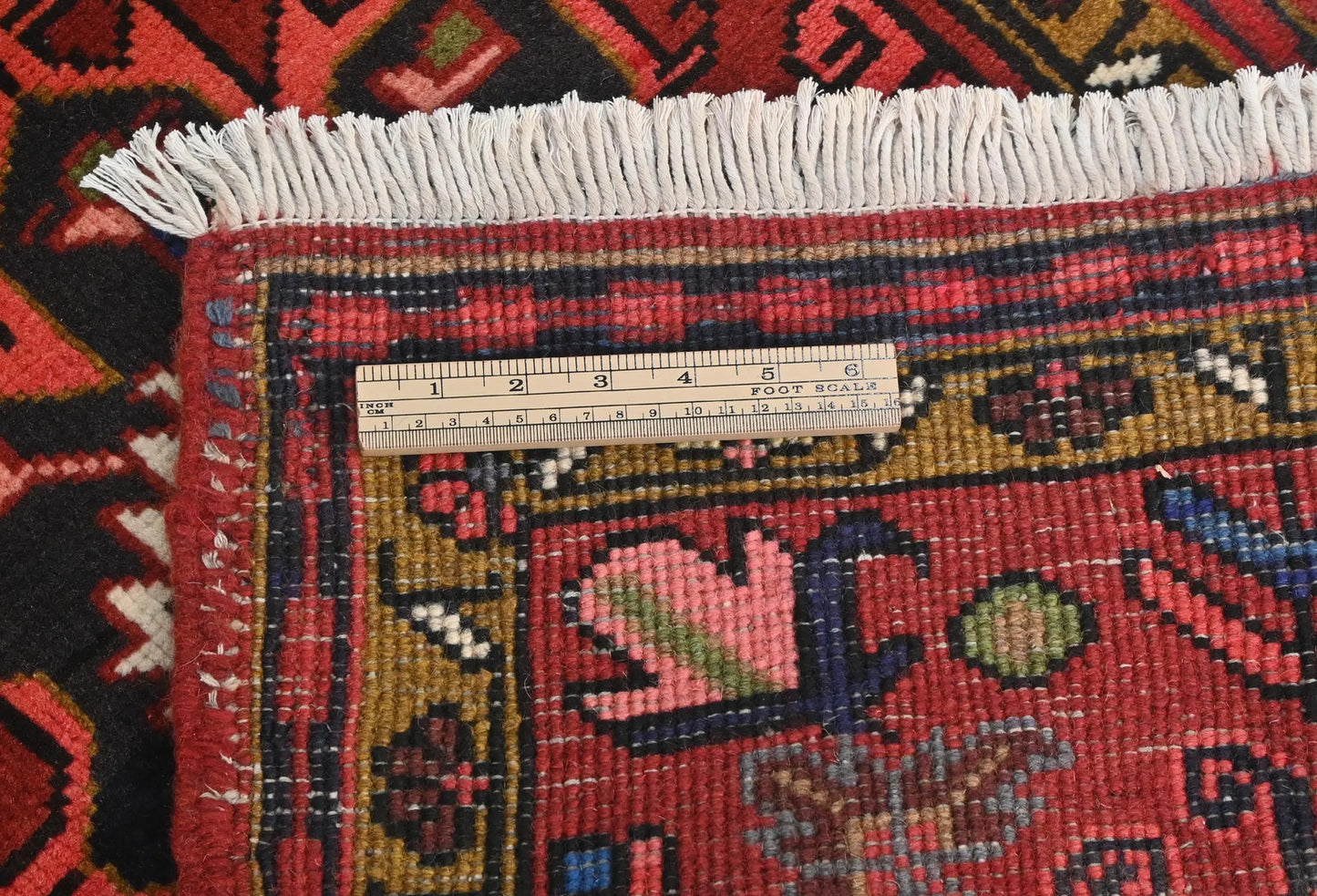 Vintage Hand-Knotted Oriental Runner Rug 2'3X6'2