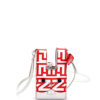 Fendi X Marc Jacobs Bunny Bag Printed Leather Mini