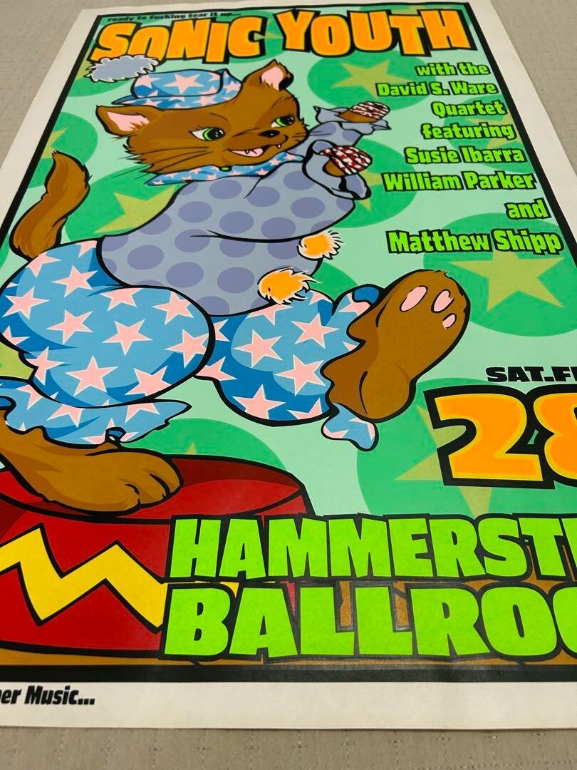 Sonic Youth Silkscreen Poster by Frank Kozik Signed Original 1999
