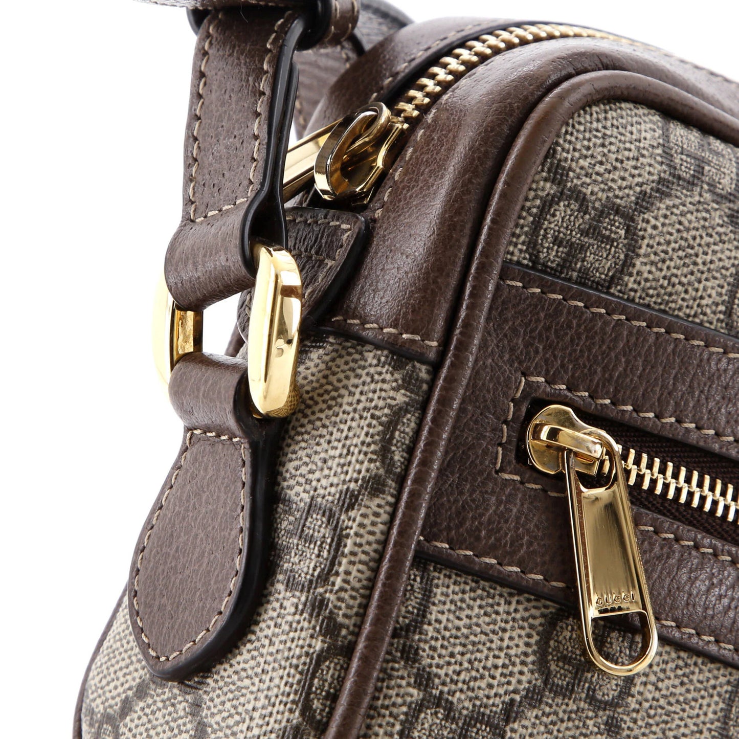 Gucci Ophidia Shoulder Bag Gg Coated Canvas Mini