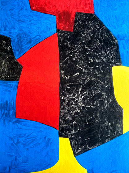 Serge Poliakoff Lithograph Moma Signed Op Numbered In Pencil