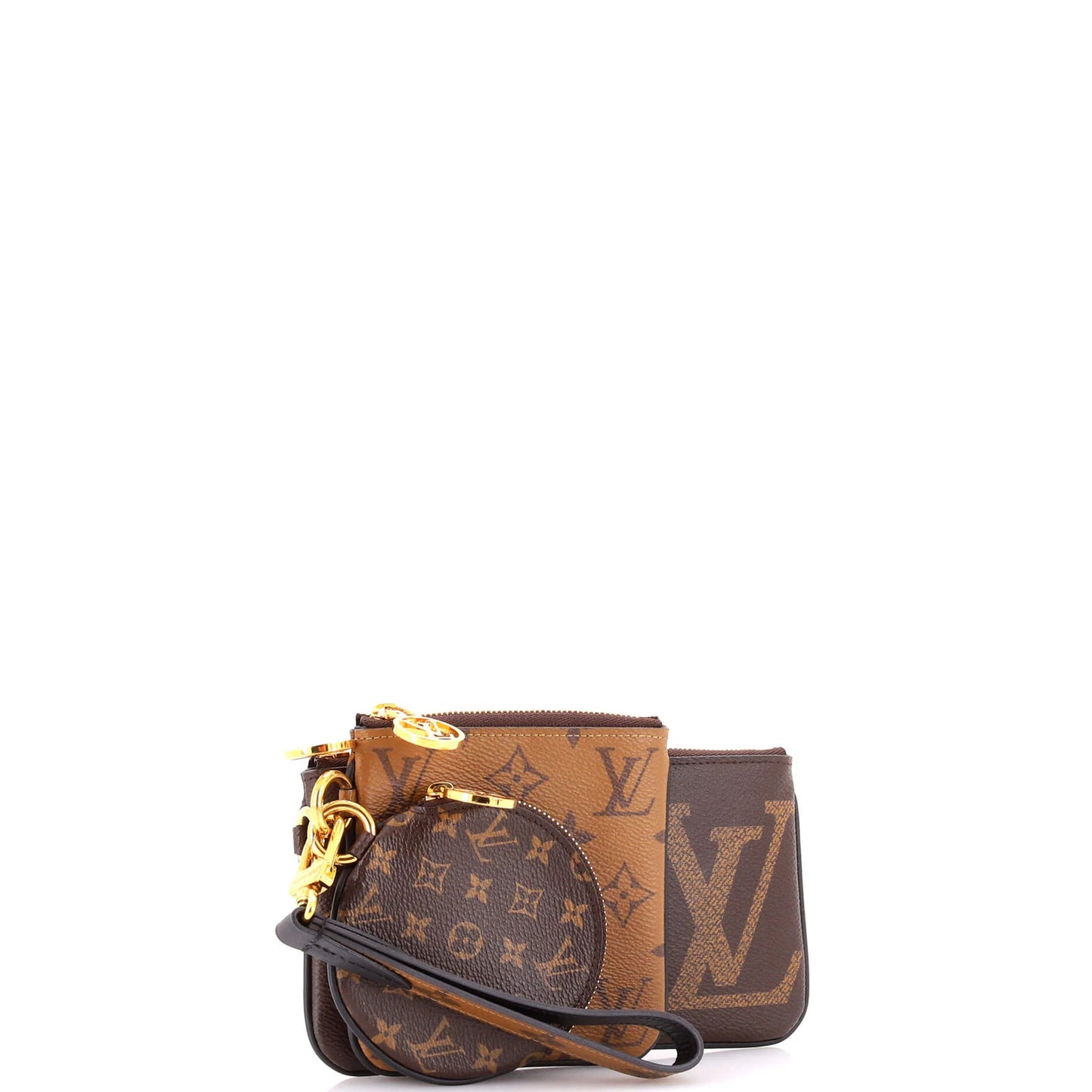 Louis Vuitton Trio Pouch Set Reverse Monogram Giant