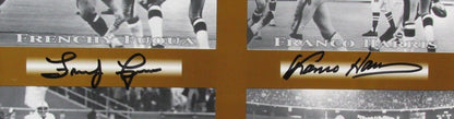 "The Immaculate Reception" 4 X Signed Franco