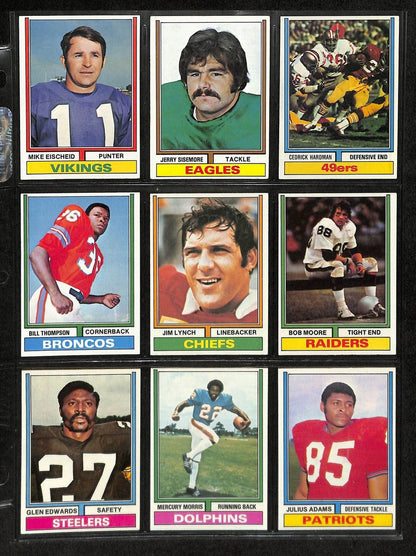 1974 Topps Football Card Complete Set (1-528) Bradshaw Hannah Rc Staubach 197448