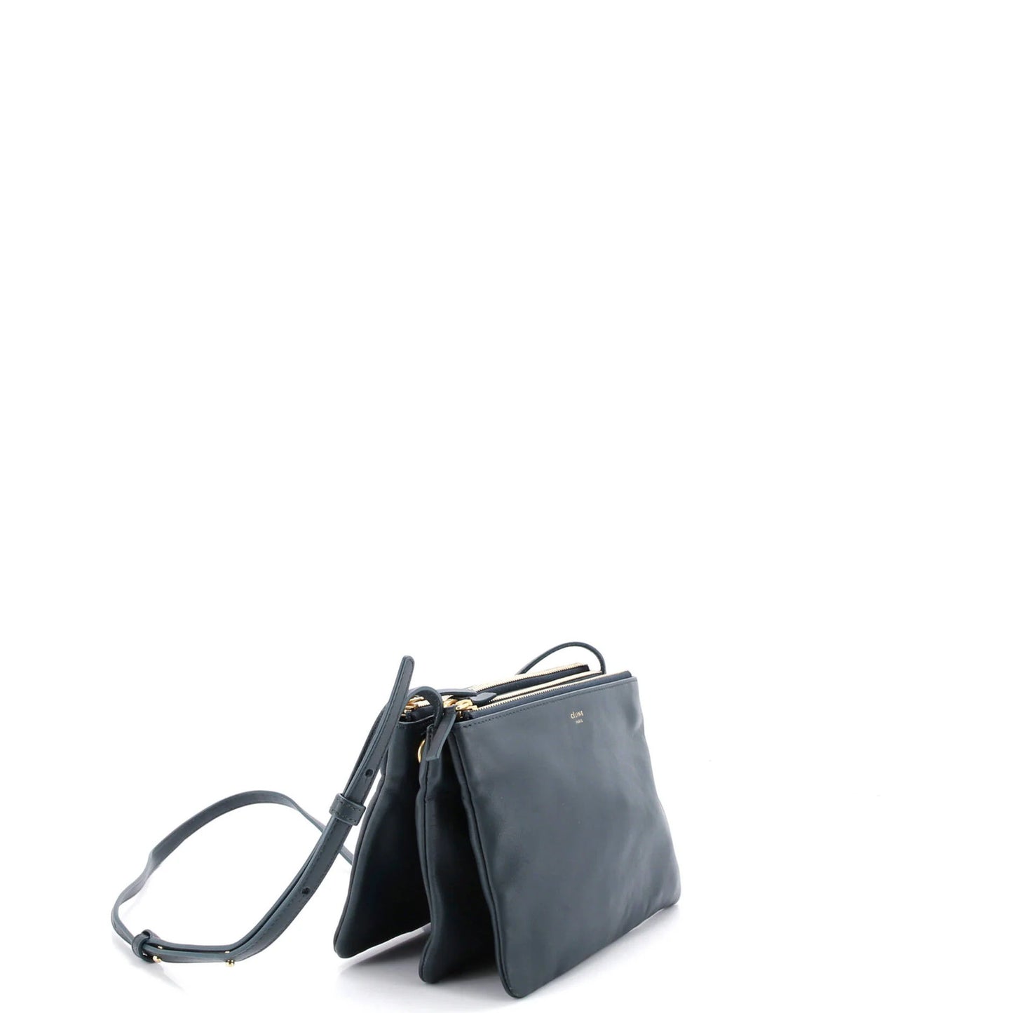 Celine Trio Crossbody Bag Leather Small