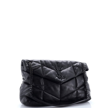 Saint Laurent Loulou Puffer Shoulder Bag Quilted Leather Medium