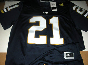 Calvin Johnson Georgia Tech W/Coa Signed Official
