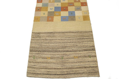 3X7 Ft Handmade Tribal Indo-Gabbeh Oriental