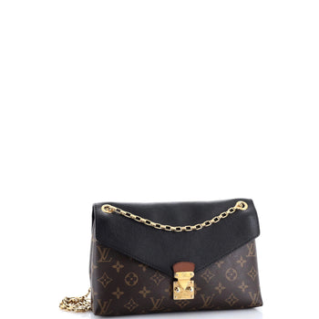 Louis Vuitton Pallas Chain Shoulder Bag Monogram Canvas And Calfskin