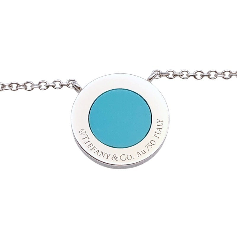 Tiffany & Co. T Circle Necklace With Turquoise