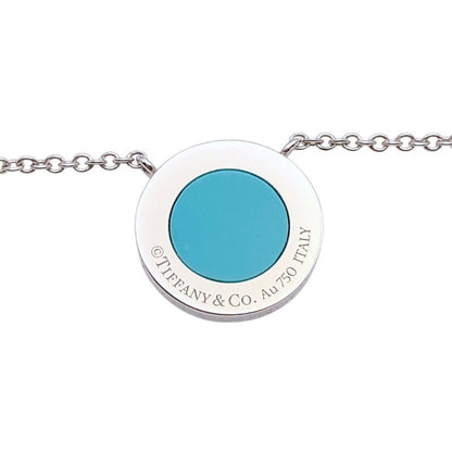 Tiffany & Co. T Circle Necklace With Turquoise