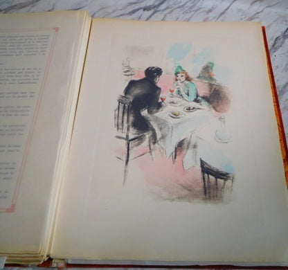 Louis Icart Destin De Femme 1945 Limited Ed125 Illustrated Lithographs Art Deco