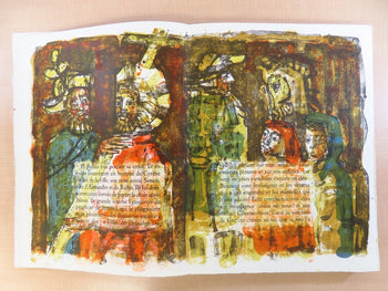 Jehan Gerson La Passion De Nostre Seigneur 1960 Limited Signed By Paul Aizpiri