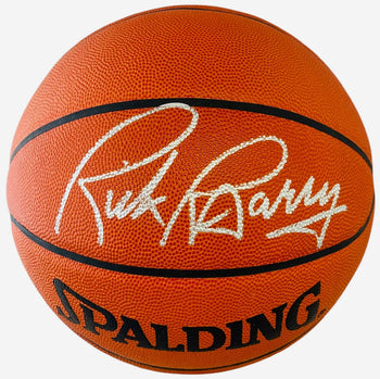 Rick Barry Autographed Spalding Leather Game Basketball