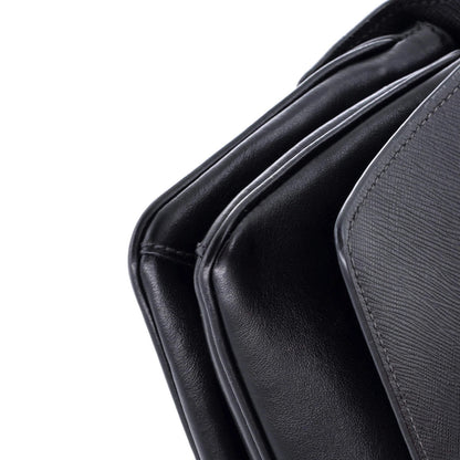 Prada Chain Flap Crossbody Bag Tessuto And Saffiano Leather Medium