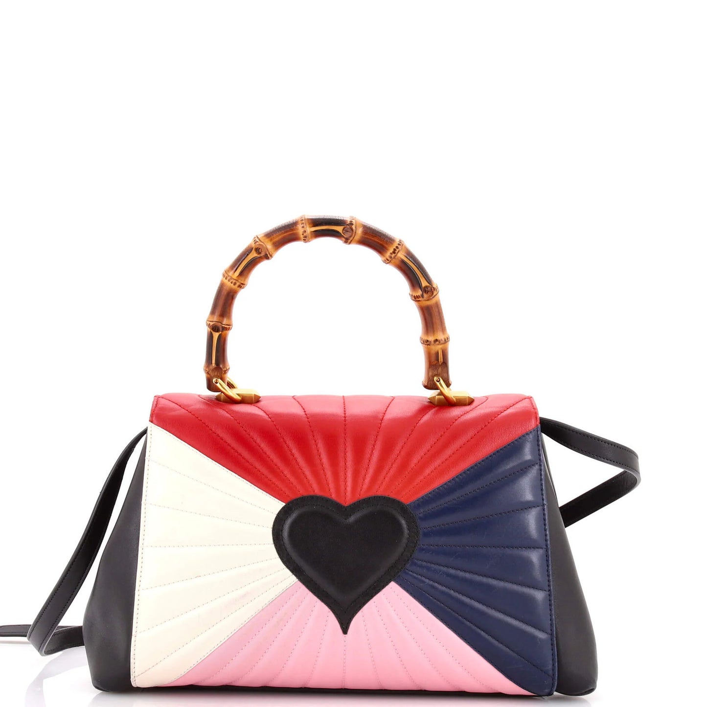 Gucci Sylvie Top Handle Bag Leather Medium