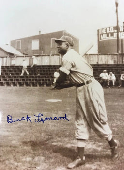 Buck Leonard Autographed 8X10 Baseball Photo