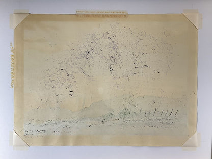Cherry Blossoms Signed Woodblock Print Framed 1998 ED 200 Masao Ido Katsuma