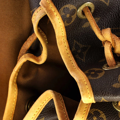 Louis Vuitton Vintage Montsouris Backpack Monogram Canvas Gm