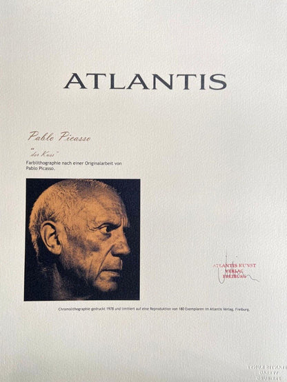 Pablo Picasso Lithograph Coa Signed In Pen Numbered In Pencil Art