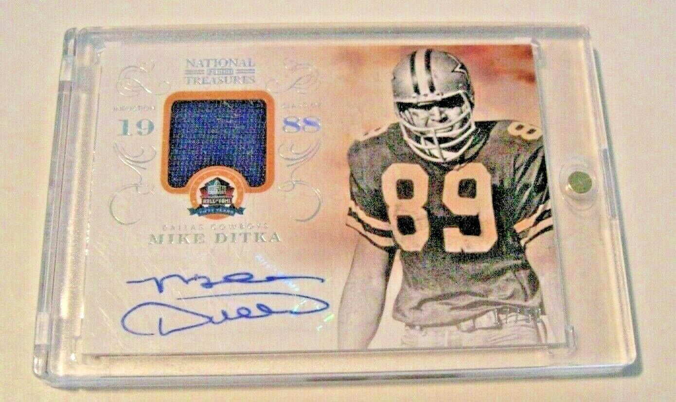 Mike Ditka 2013 National Treasures Game Used