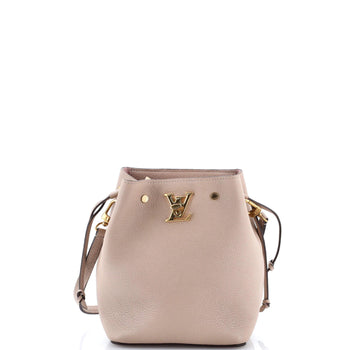Louis Vuitton Lockme Bucket Bag Leather Nano
