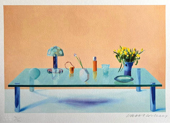 David Hockney Lithograph Signed Coa