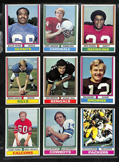 1974 Topps Football Card Complete Set (1-528) Bradshaw Hannah Rc Staubach 197448