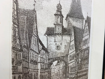 Ernst Geissendorfer Original Etching 