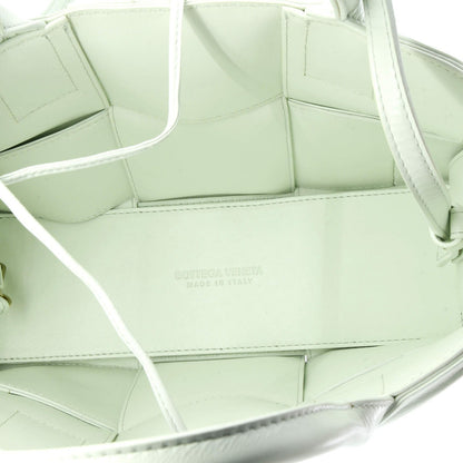 Bottega Veneta Arco Tote Maxi Intrecciato Plisse Leather Mini