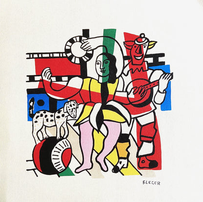 Fernand Lger Lithograph 1962 Numbered Maeght Signed Joan Mir