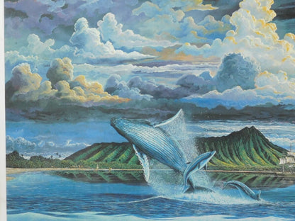 Robert Lyn Nelson (Us) Original Lithograph Print Large Artwork, Signed Framed