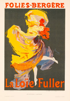 La Loie Fuller Jules Cheret Les Affiches Illustrees 1896 Serpentine Danse Rare!
