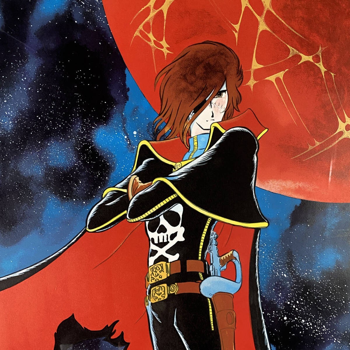 Captain Harlock My Youth In Arcadia Signed Original Silkscreen Print Framed