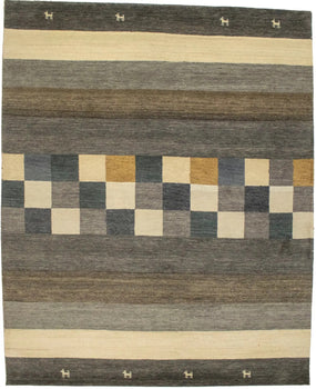 Tribal Modern Design Indo-Gabbeh Area Rug 8X10 ft Home Decor Carpet