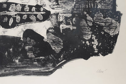 Antoni Clave Signed Original Lithograph 1962 Numbered Framed "Le Poisson"
