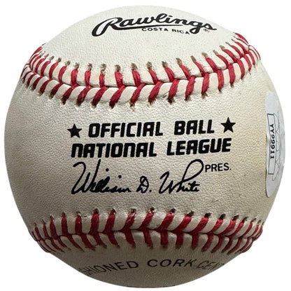 Willie Mays Autographed Official National Baseball (Jsa)