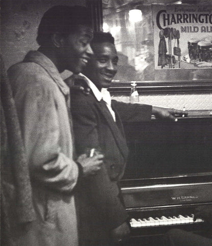 Bert Hardy Tickling The Ivories " Offset Lithograph African Am