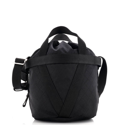 Bottega Veneta Convertible Drawstring Bucket Bag Intrecciato Effect Jacquard